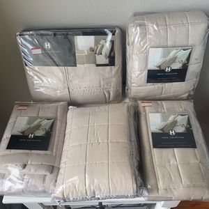Hotel Collection Bundle - Pillow Shams & Bed Skirt
